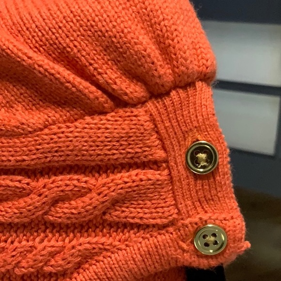 4T Janie and Jack Pink Label Sweater Dress Cable Knit Front Tie at Waist - Picture 3 of 4